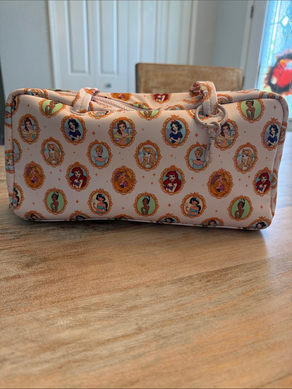 Disney Princess Pattern Pink Tote Bag